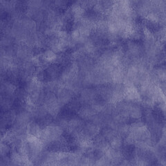 Blue Clouded Abstract Watercolor Texture Background. Colors Splashing on the Paper.