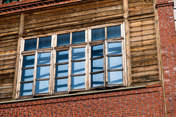 Wooden window of ancient Chinese building