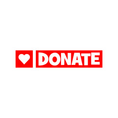 Donate icon isolated on transparent background