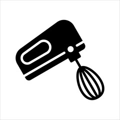 Solid vector icon for mixer which can be used various design projects.