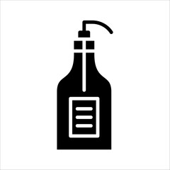 Solid vector icon for syrup which can be used various design projects.