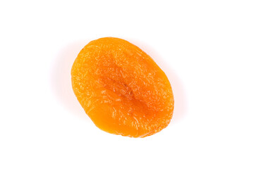 dried apricots isolated