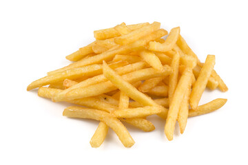 french fries isolated