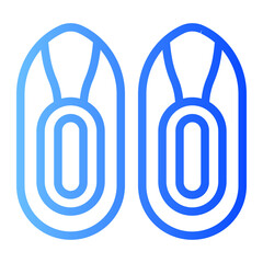 footwear gradient icon