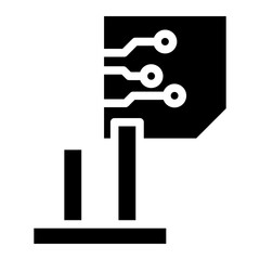 artificial intelligence glyph 