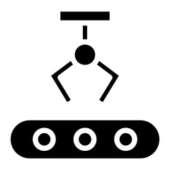robotic arm glyph 