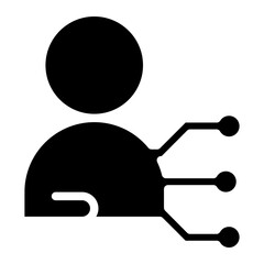 artificial intelligence glyph 