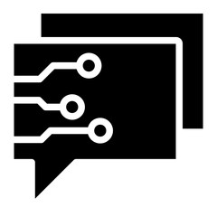 artificial intelligence glyph 