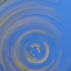 Goutte d'eau dans l'eau