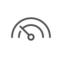 Seo and promotion related icon outline and linear vector.
