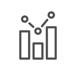 Seo and promotion related icon outline and linear vector.
