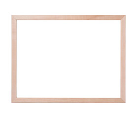 Wooden frame isolated on white. For mirror, photo, picture, painting and others