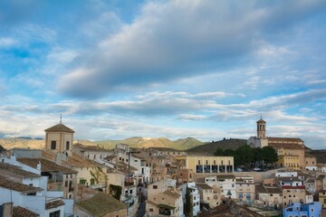 Fototapeta premium View to the rural town of Cehegin, Murcia, Spain