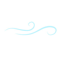 Illustration Wind Blowing 