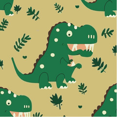 cute simple t rex pattern, cartoon, minimal, decorate blankets, carpets, for kids, theme print design
