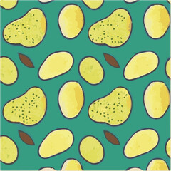 cute simple jackfruit pattern, cartoon, minimal, decorate blankets, carpets, for kids, theme print design
