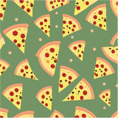 cute simple national pizza day pattern, cartoon, minimal, decorate blankets, carpets, for kids, theme print design
