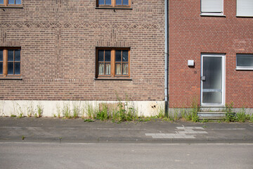 Abandoned village of Manheim near Open pit Hambach lignite mine