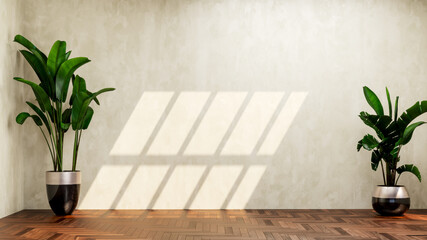 Large luxury modern bright interiors Living room mockup illustration 3D rendering computer digitally generated image