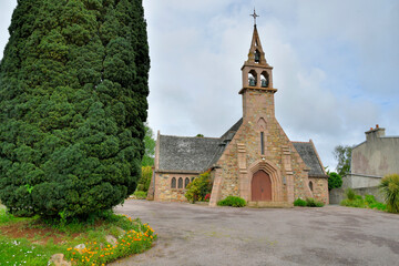 Fototapeta na wymiar Eglise de Loguivy de la mer - Bretagne