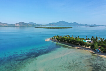 Obraz na płótnie Canvas cowrie island, Honda Bay, Palawan, Philippines, 