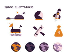 10 space icon  © Anna