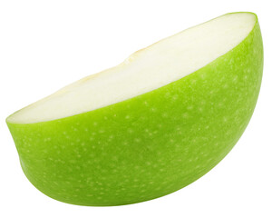 Apple isolated on white background, full depth of field