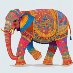 indian elephant ornament