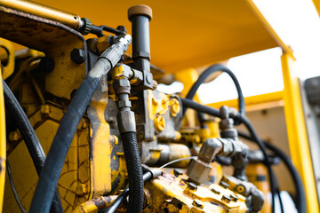 Hydraulic couplings and cables are used in crane applications in the petroleum industry.