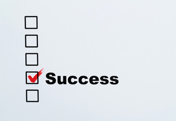 Tick the Success check box