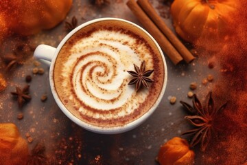 cup of cappuccino, ai generative