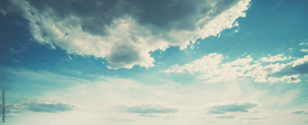 Canvas Prints cloudy sky colorful background