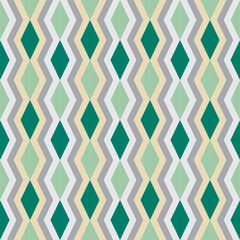 Green modern geometric rhombus. Tile surface. wall paper background