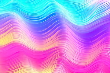 Fototapeta premium Vaporwave, Aura, Spiritual, Gradient, Pastel, Synthesia, Rainbow, Harmony, background. Generative AI