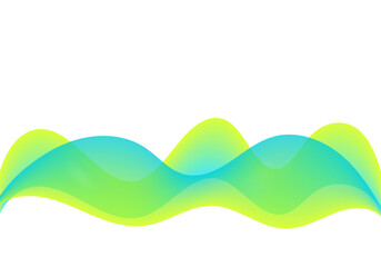 Vector illustration of a colorful fluid wave background