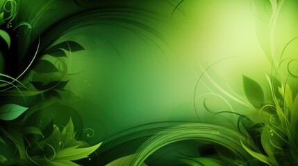Abstract green premium background, ai