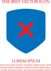 Fototapeta premium X mark vector icon eps 10. Remove symbol. Delete sign