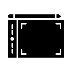 Solid vector icon for art course which can be used various design projects.