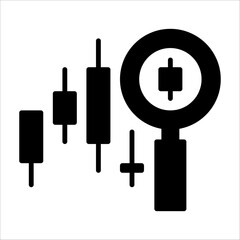 Solid vector icon for trending which can be used various design projects.