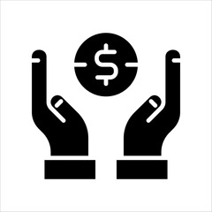 Solid vector icon for payment which can be used various design projects.