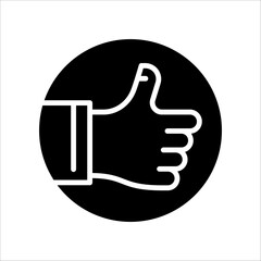 Solid vector icon for approve which can be used various design projects.