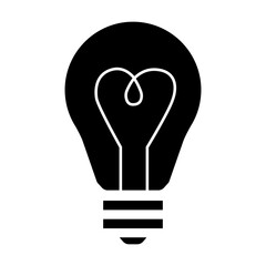 Bulb icon vector. Light illustration sign. Electricity symbol or logo.