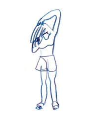 Beach vacation tan sand sea love story