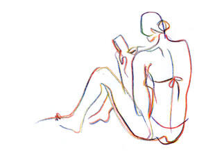 Beach vacation tan sand sea love story