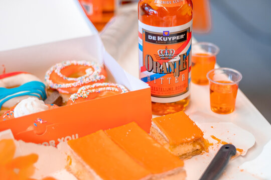 Orange King's Day food