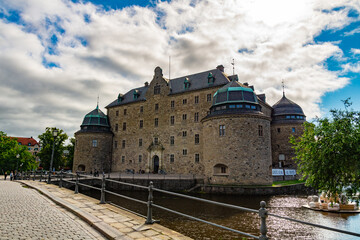 The medieval Örebro castle in Örebro, sweden.