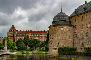 The medieval Örebro castle in Örebro, sweden.