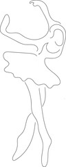 woman, drawing, isolated, illustration, vector, dance, happy, young, sketch, art, dancer, people, man, one line, concept, person, outline, female, graphic, design, hand, continuous, modern, doodle