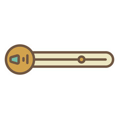 audio player bar illustration