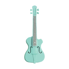 Fototapeta premium Classical acoustic guitar on stage